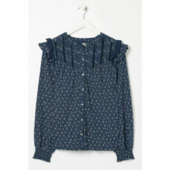 Fat Face FatFace Blue Everley Wave Dot Top -FatFaceshop unnamed file 3554