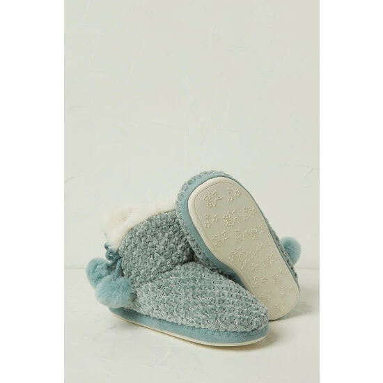 unnamed-file-3601.jpg Fat Face FatFace Green Millie Chenille Slipper Boots -FatFaceshop unnamed file 3601