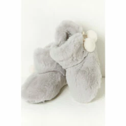 Fat Face FatFace Grey Freya Slipper Boots -FatFaceshop unnamed file 3604