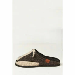 Fat Face FatFace Grey Boris Badger Slippers