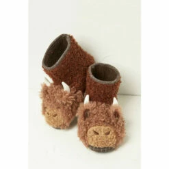 Fat Face FatFace Hamish Cow Brown Slipper Boots 5 Fat Face FatFace Hamish Cow Brown Slipper Boots -FatFaceshop unnamed file 3615