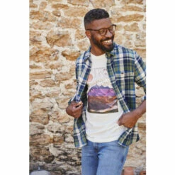 Fat Face FatFace Natural Peak Gradient Graphic T-Shirt