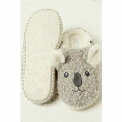 Fat Face FatFace Grey Kylie Koala Slippers -FatFaceshop unnamed file 3633