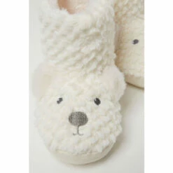 Fat Face FatFace Natural Polar Bear Slipper Boots -FatFaceshop unnamed file 3658