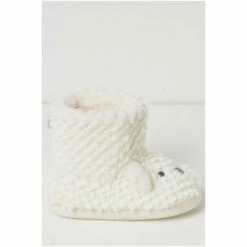 Fat Face FatFace Natural Polar Bear Slipper Boots -FatFaceshop unnamed file 3659
