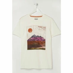Fat Face FatFace Natural Peak Gradient Graphic T-Shirt -FatFaceshop unnamed file 366
