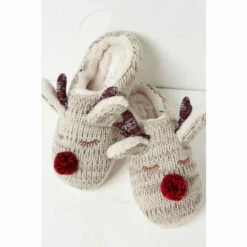 Fat Face FatFace Natural Rosie Reindeer Slippers 4 Fat Face FatFace Natural Rosie Reindeer Slippers -FatFaceshop unnamed file 3662