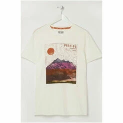 Fat Face FatFace Natural Peak Gradient Graphic T-Shirt -FatFaceshop unnamed file 367