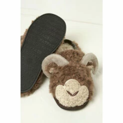 Fat Face FatFace Ronnie Ram Brown Slippers -FatFaceshop unnamed file 3701
