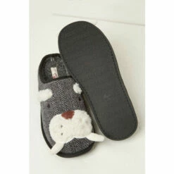 Fat Face FatFace Grey Walter Walrus Slippers -FatFaceshop unnamed file 3705