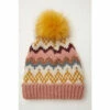 Fat Face FatFace Pink Fairisle Beanie -FatFaceshop unnamed file 3711