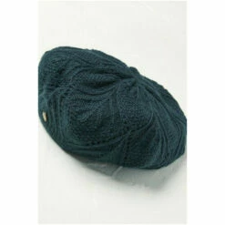 Fat Face FatFace Green Pointelle Beret Hat -FatFaceshop unnamed file 3717