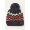 Fat Face FatFace Blue Fairisle Beanie 2 Fat Face FatFace Blue Fairisle Beanie -FatFaceshop unnamed file 3740