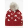 Fat Face FatFace Red Star Boucle Hat 1 Fat Face FatFace Red Star Boucle Hat -FatFaceshop unnamed file 3767
