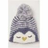 Fat Face FatFace Blue Penguin Beanie