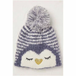 Fat Face FatFace Blue Penguin Beanie