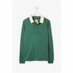 Fat Face FatFace Green Plain Rugby T-Shirt -FatFaceshop unnamed file 378