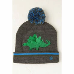 Fat Face FatFace Grey Dino Beanie