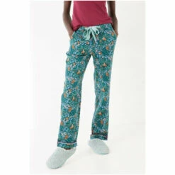 FatFaceshop 5 Fat Face FatFace Green Eva Woodland Pyjama Bottoms