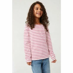 Fat Face Natural Breton Stripe T-Shirt