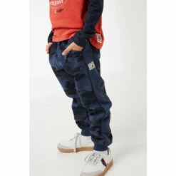 Fat Face FatFace Blue Camo Side Panel Joggers