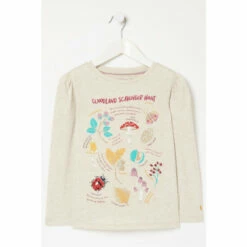 Fat Face FatFace Natural Toadstool Graphic T-Shirt -FatFaceshop unnamed file 384