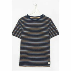 Fat Face FatFace Blue Indigo Stripe T-Shirt -FatFaceshop unnamed file 390
