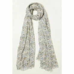 Fat Face FatFace Blue Festival Floral Scarf