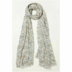 Fat Face FatFace Blue Festival Floral Scarf -FatFaceshop unnamed file 3926