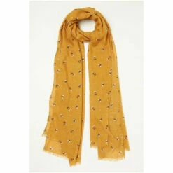 Fat Face FatFace Yellow Bee Floating Bloom Scarf -FatFaceshop unnamed file 3929