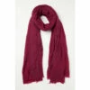 Fat Face FatFace Purple Plain Crinkle Scarf -FatFaceshop unnamed file 3934