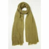 Fat Face FatFace Green Plain Crinkle Scarf -FatFaceshop unnamed file 3951