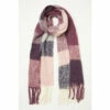 Fat Face FatFace Purple Grace Check Scarf -FatFaceshop unnamed file 3954