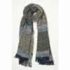 Fat Face FatFace Blue Lizzie Bouclé Scarf -FatFaceshop unnamed file 3960