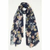 Fat Face FatFace Large Blue Floral Bloom Scarf -FatFaceshop unnamed file 3989