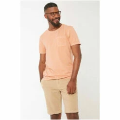 Fat Face FatFace Pink Dye Pocket T-Shirt -FatFaceshop unnamed file 399