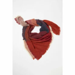 Fat Face FatFace Red Anya Square Check Scarf