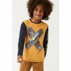 Fat Face FatFace Yellow Skate All Day T-Shirt