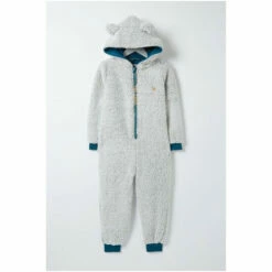 Fat Face FatFace Grey Wolf Onesie -FatFaceshop unnamed file 4008