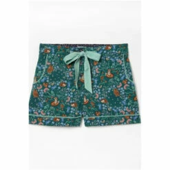 Fat Face FatFace Green Jenny Print Pyjama Shorts -FatFaceshop unnamed file 4014