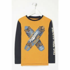 Fat Face FatFace Yellow Skate All Day T-Shirt 5 Fat Face FatFace Yellow Skate All Day T-Shirt -FatFaceshop unnamed file 403