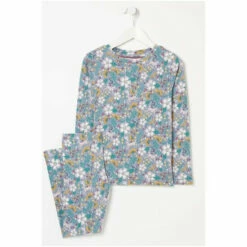 Fat Face FatFace Natural Rib Floral Pyjama Set -FatFaceshop unnamed file 4036