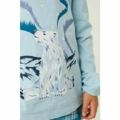 Fat Face FatFace Blue Perry Polar Bear Pyjama Set -FatFaceshop unnamed file 4041