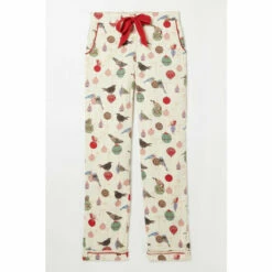 Fat Face FatFace Natural Eva Birds On Baubles Pyjamas -FatFaceshop unnamed file 4051