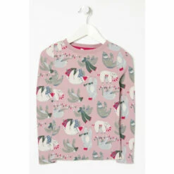 Fat Face FatFace Purple Sammy Sloth Snug Pyjama Set -FatFaceshop unnamed file 4057