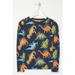 Fat Face FatFace Blue Dino Snug Pyjama Set -FatFaceshop unnamed file 4068