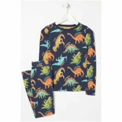 Fat Face FatFace Blue Dino Snug Pyjama Set -FatFaceshop unnamed file 4069