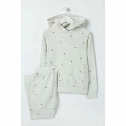 Fat Face FatFace Grey Soft Heart Embroidered Set -FatFaceshop unnamed file 4072