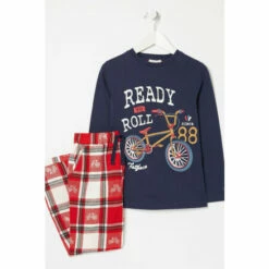 Fat Face FatFace Blue Bike Pyjama Set -FatFaceshop unnamed file 4079