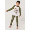Fat Face FatFace Green Wild Animals Pyjama Set